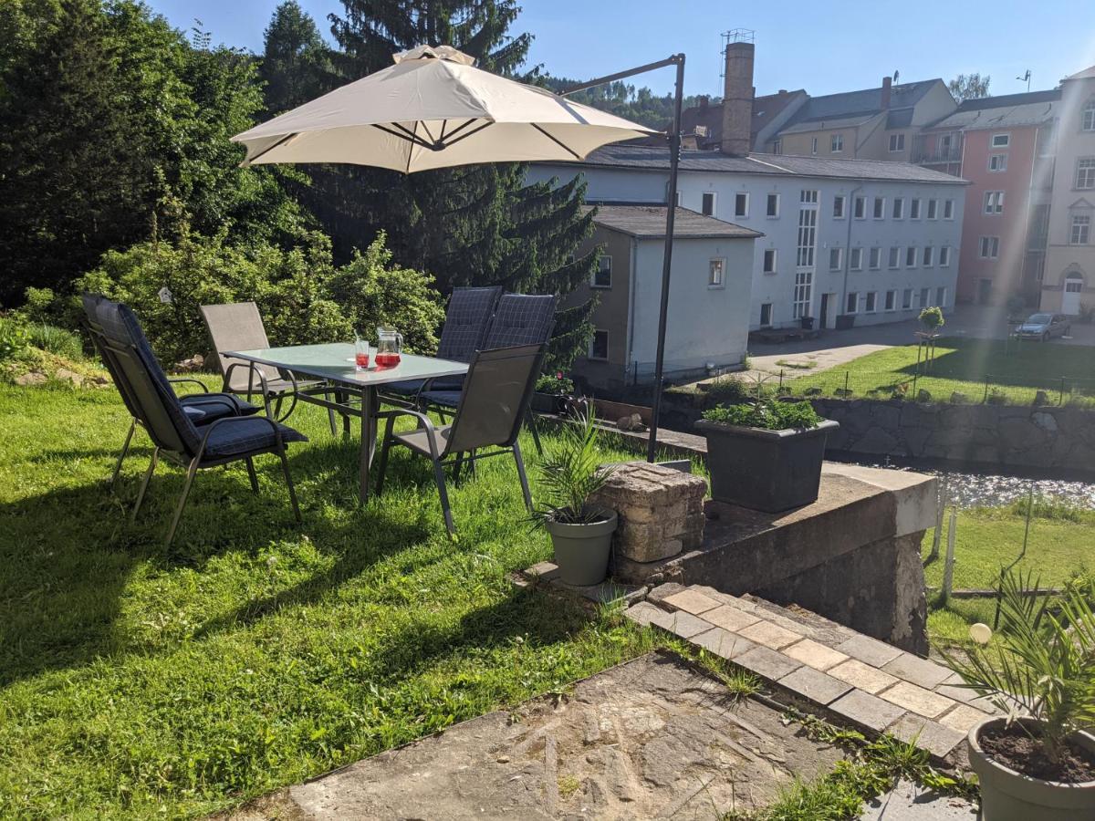 Lichtdurchflutete Helle Wohnung Mit Garten Sauna & Pool - Hw3 Sebnitz Exterior foto