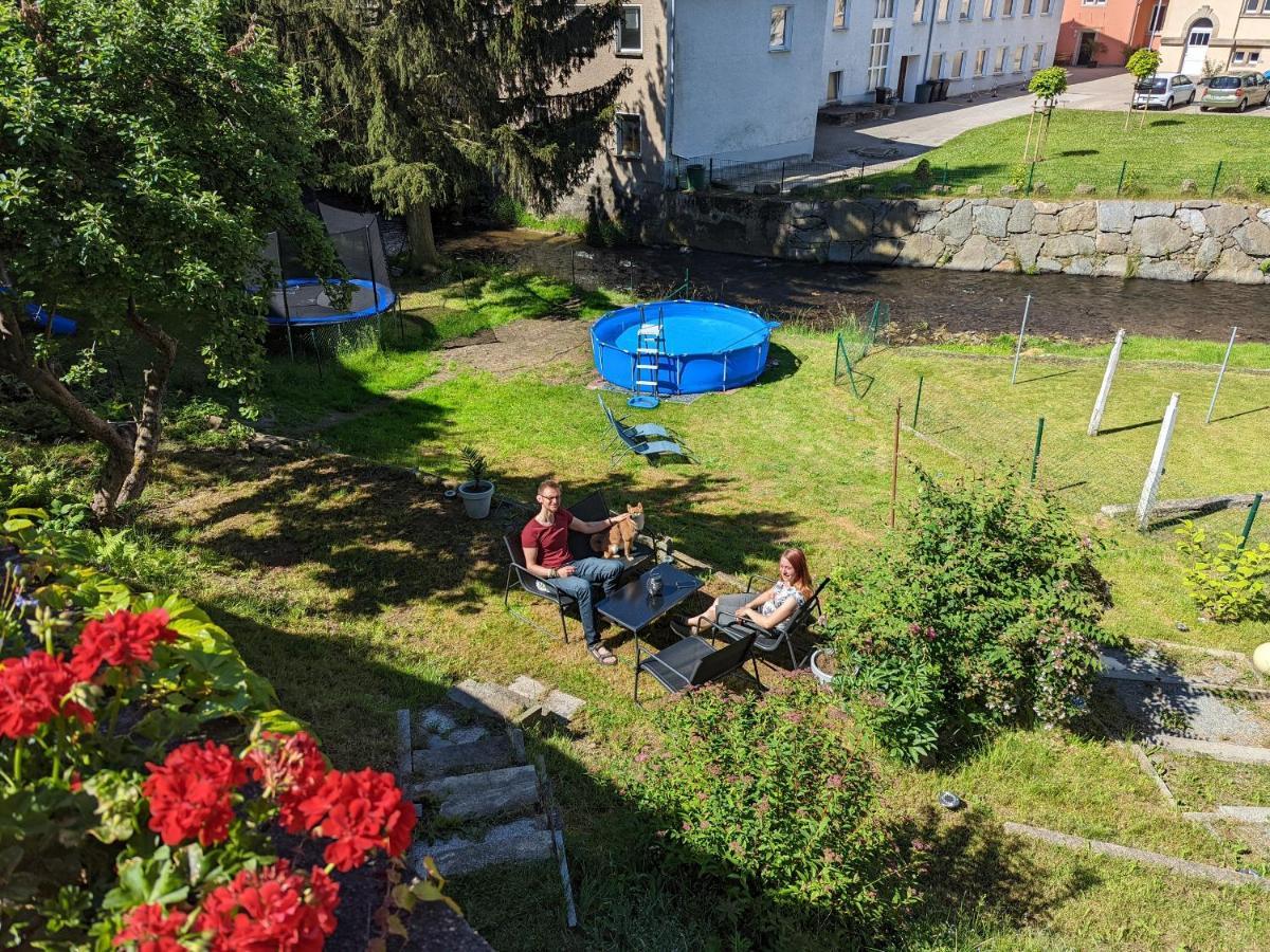 Lichtdurchflutete Helle Wohnung Mit Garten Sauna & Pool - Hw3 Sebnitz Exterior foto