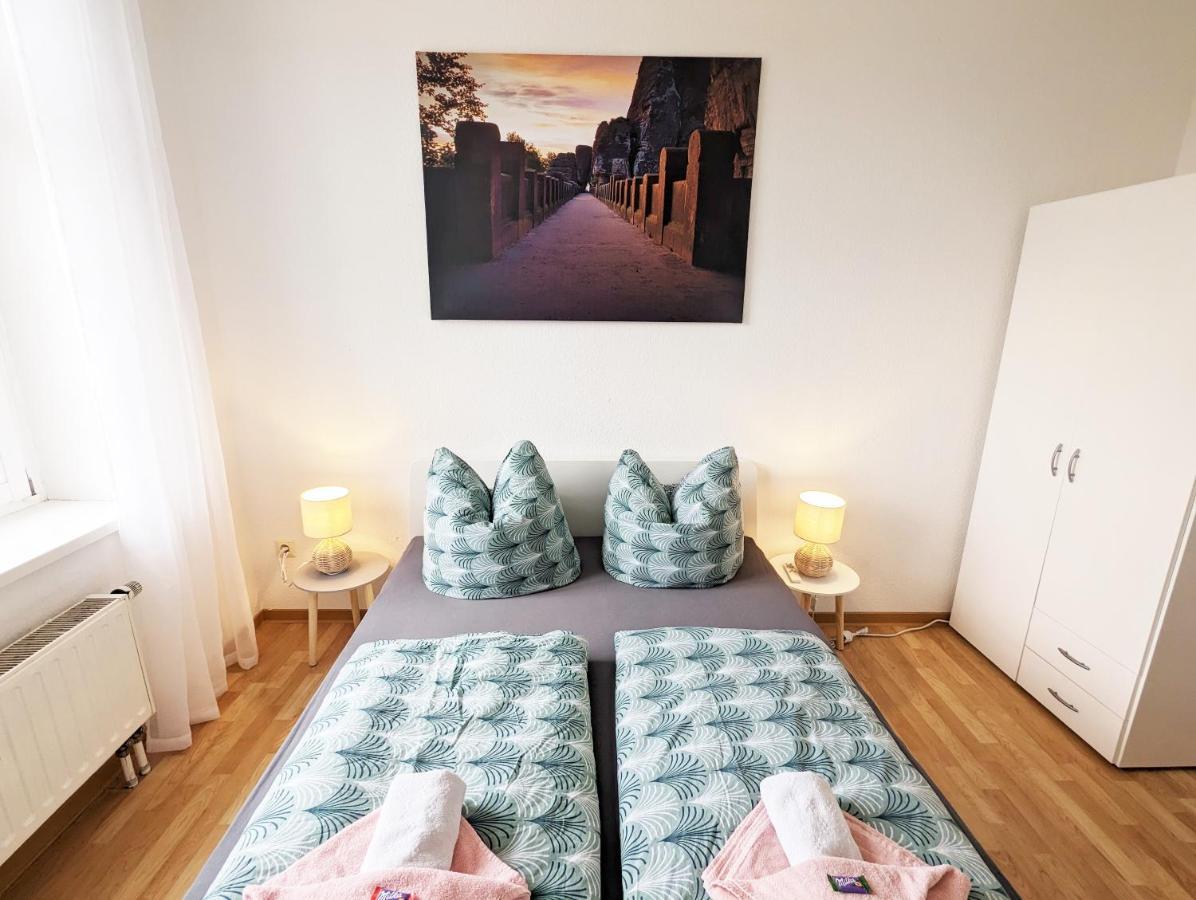 Lichtdurchflutete Helle Wohnung Mit Garten Sauna & Pool - Hw3 Sebnitz Exterior foto