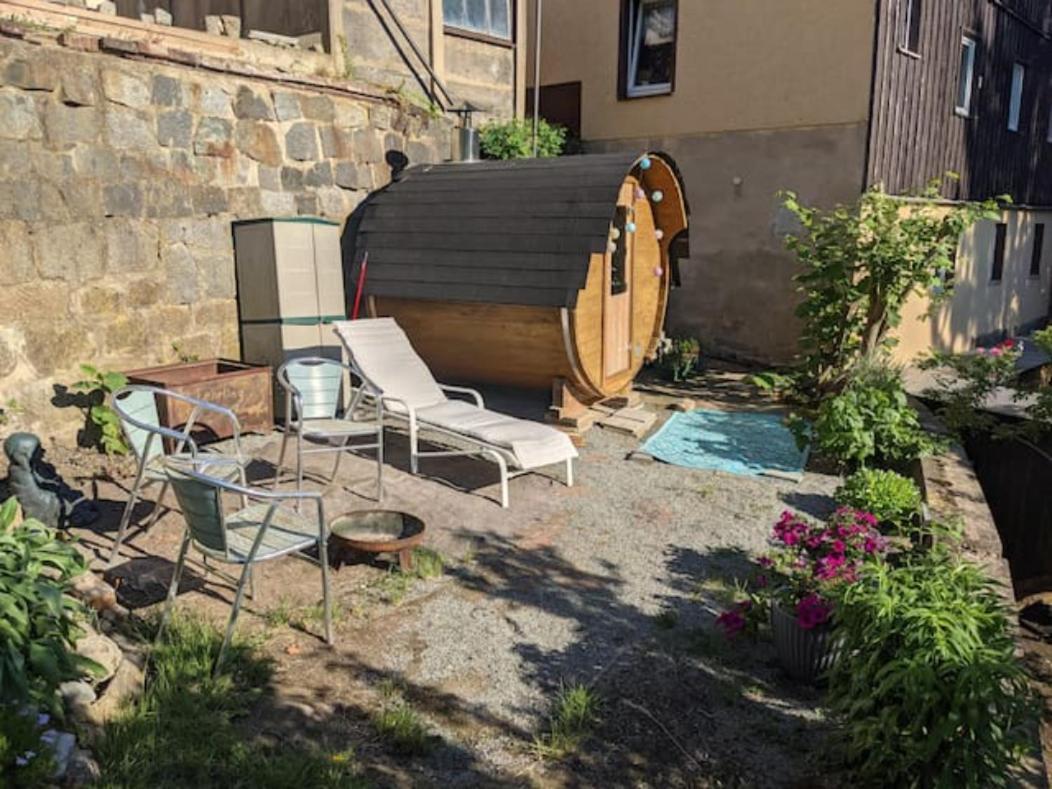 Lichtdurchflutete Helle Wohnung Mit Garten Sauna & Pool - Hw3 Sebnitz Exterior foto
