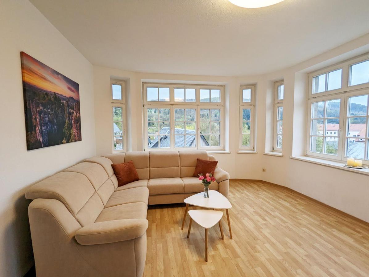 Lichtdurchflutete Helle Wohnung Mit Garten Sauna & Pool - Hw3 Sebnitz Exterior foto