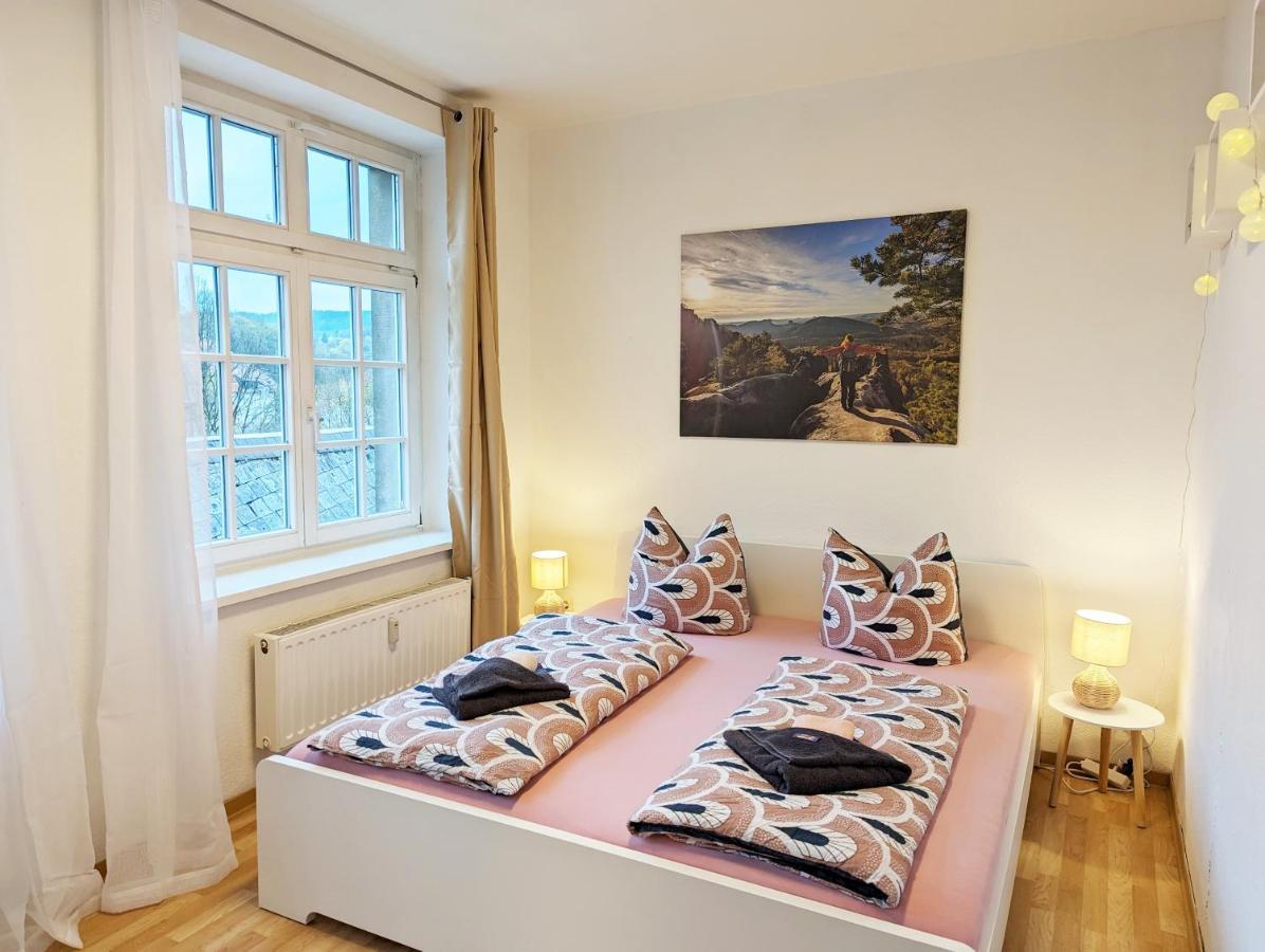Lichtdurchflutete Helle Wohnung Mit Garten Sauna & Pool - Hw3 Sebnitz Exterior foto