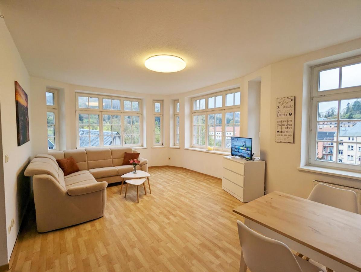 Lichtdurchflutete Helle Wohnung Mit Garten Sauna & Pool - Hw3 Sebnitz Exterior foto