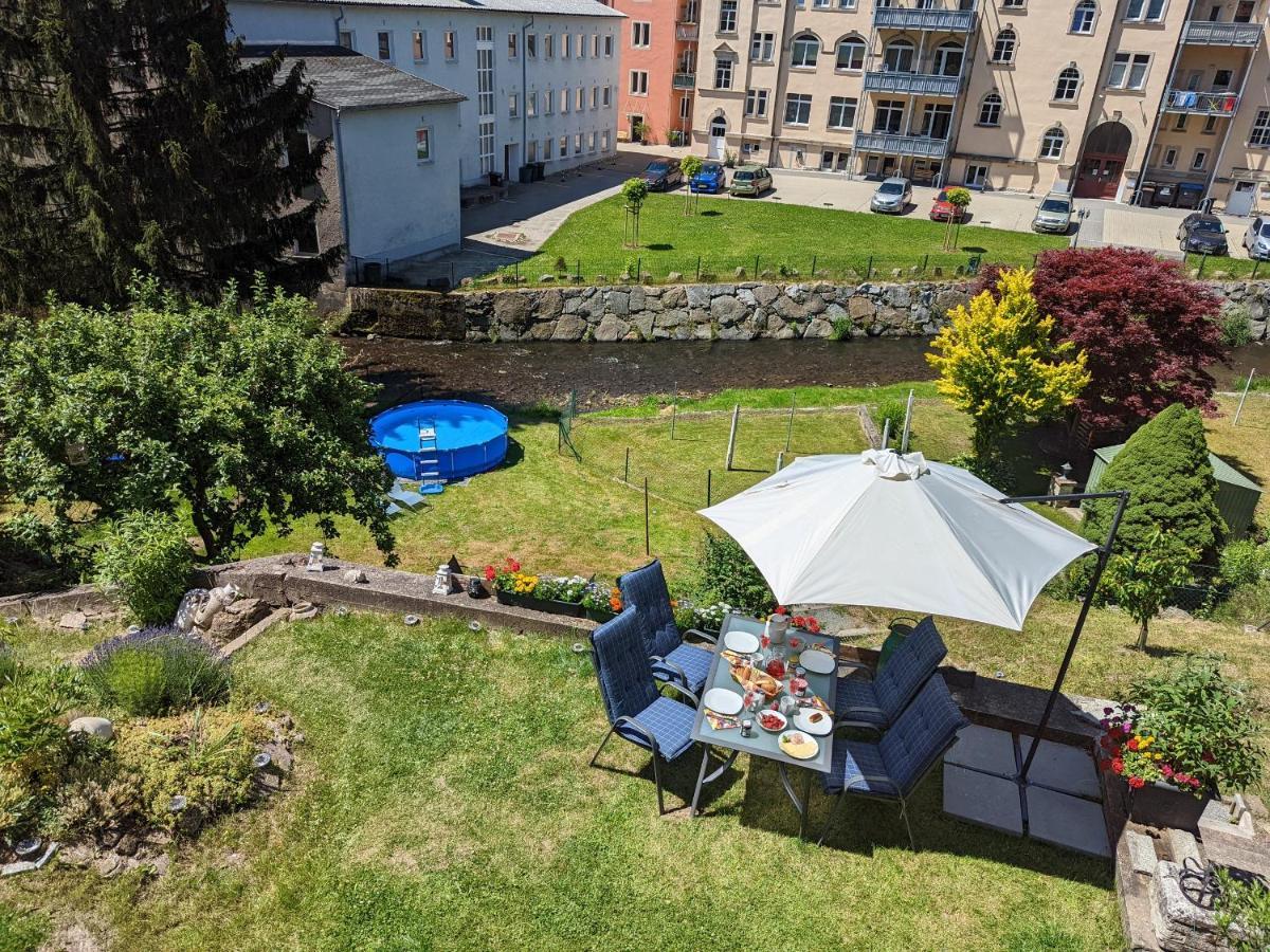 Lichtdurchflutete Helle Wohnung Mit Garten Sauna & Pool - Hw3 Sebnitz Exterior foto