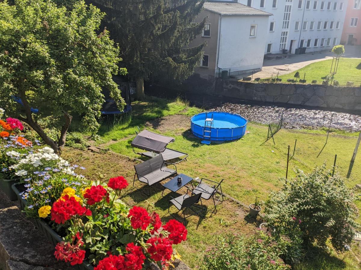 Lichtdurchflutete Helle Wohnung Mit Garten Sauna & Pool - Hw3 Sebnitz Exterior foto