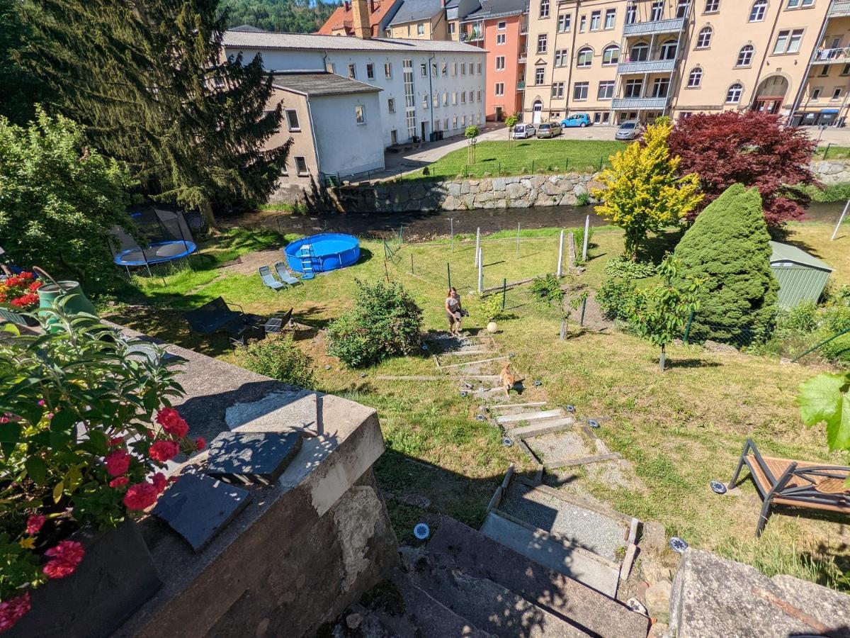 Lichtdurchflutete Helle Wohnung Mit Garten Sauna & Pool - Hw3 Sebnitz Exterior foto