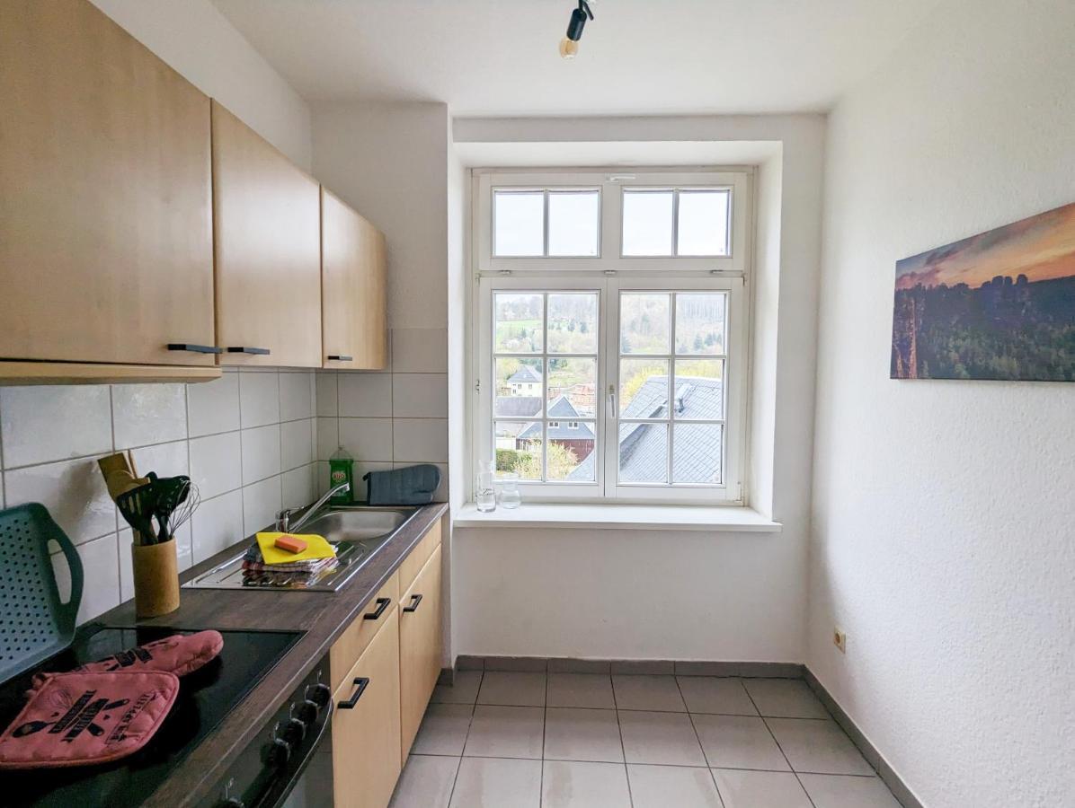 Lichtdurchflutete Helle Wohnung Mit Garten Sauna & Pool - Hw3 Sebnitz Exterior foto